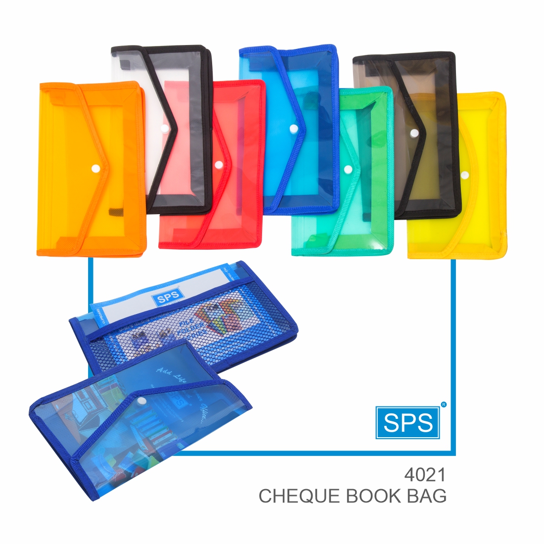 BUTTON BAG - CROSSLINE CHEQUE